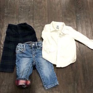 Bundle of 2 pants & 1 shirt